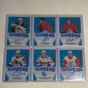 2018 - 19 UD ICE HOCKEY SUBZERO AUTO LOT